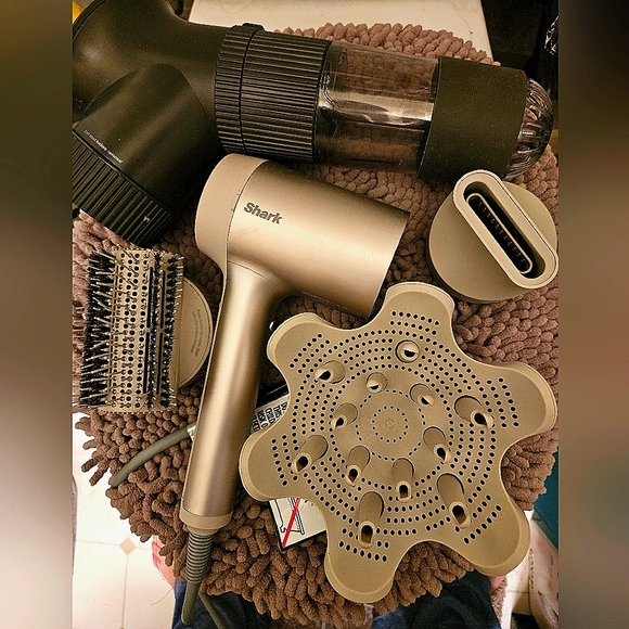 Shark Hair Shark Hyperair Dryer 2in Concentrator Styling Brush And